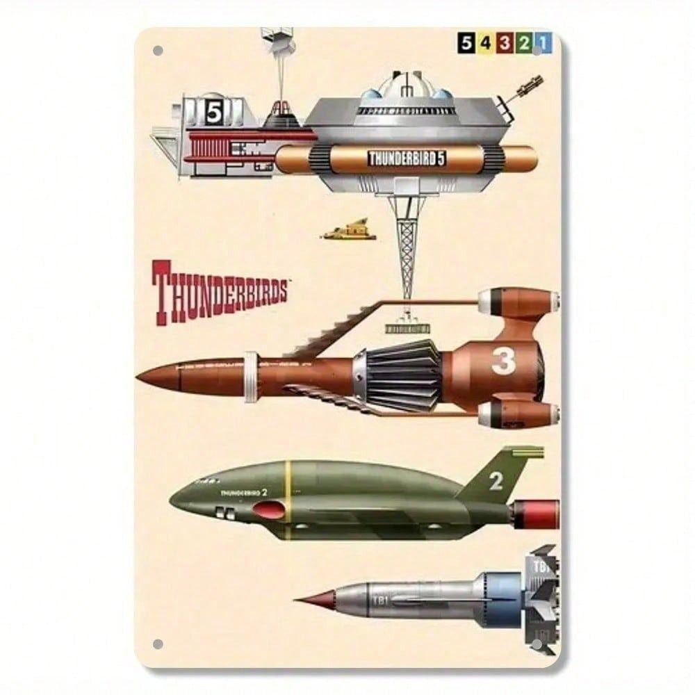 Vintage Metal Poster Thunderbird Adventure Retro Bar Wall Decor
Vintage Metal Poster Thunderbird Adventure Retro Bar Wall Decor