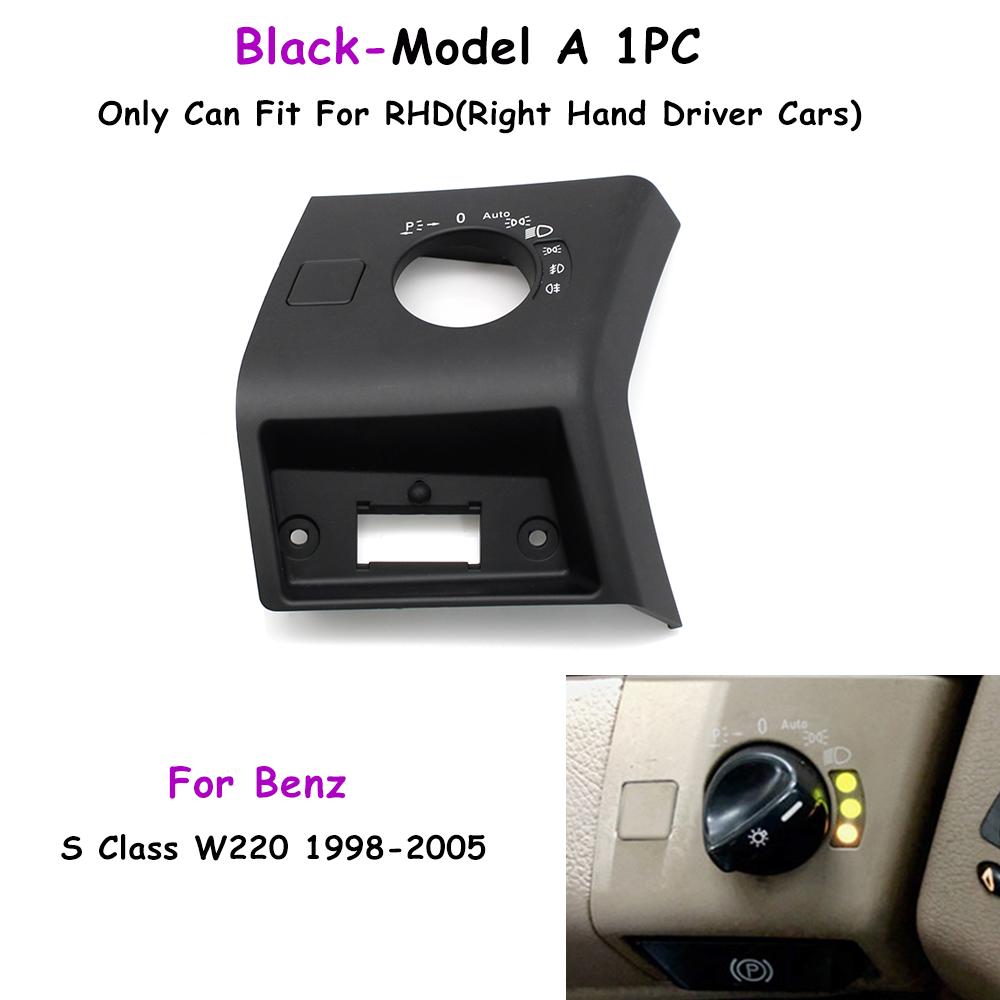 W220 1998-2005 Right Hand Driver Cars Front Dashboard Headlight Switch Control Cover Trim For Mercedes Benz S Class S500 S600 A-Black
W220 1998-2005 Right Hand Driver Cars Front Dashboard Headlight Switch Control Cover Trim For Mercedes Benz S Class S500 S600 A-Black