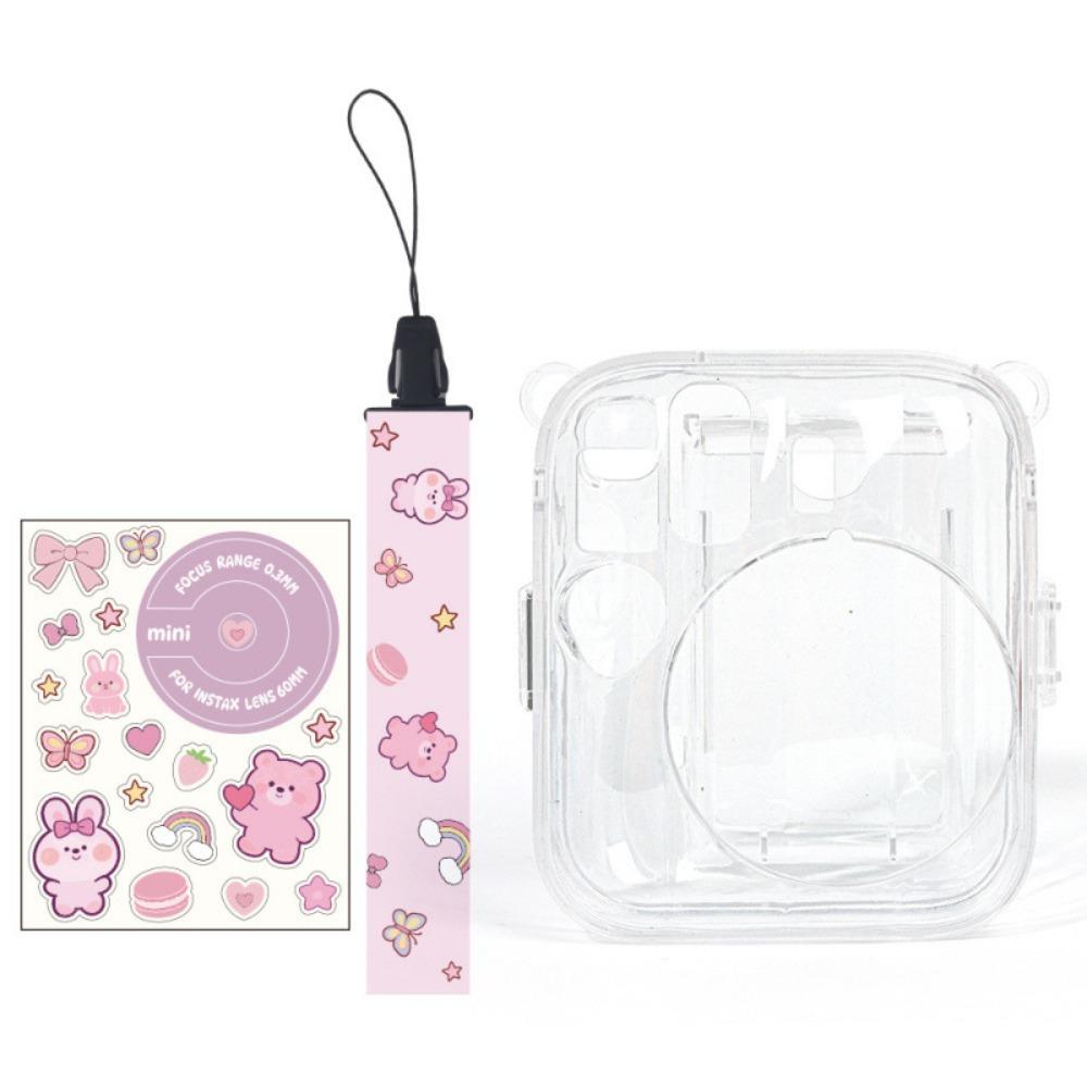 3 in 1 Instant Camera Case Adjustable Strap Anti Scratch Protective Cover with Cartoon Sticker for Fujifilm Instax Mini 13
3 in 1 Instant Camera Case Adjustable Strap Anti Scratch Protective Cover with Cartoon Sticker for Fujifilm Instax Mini 13