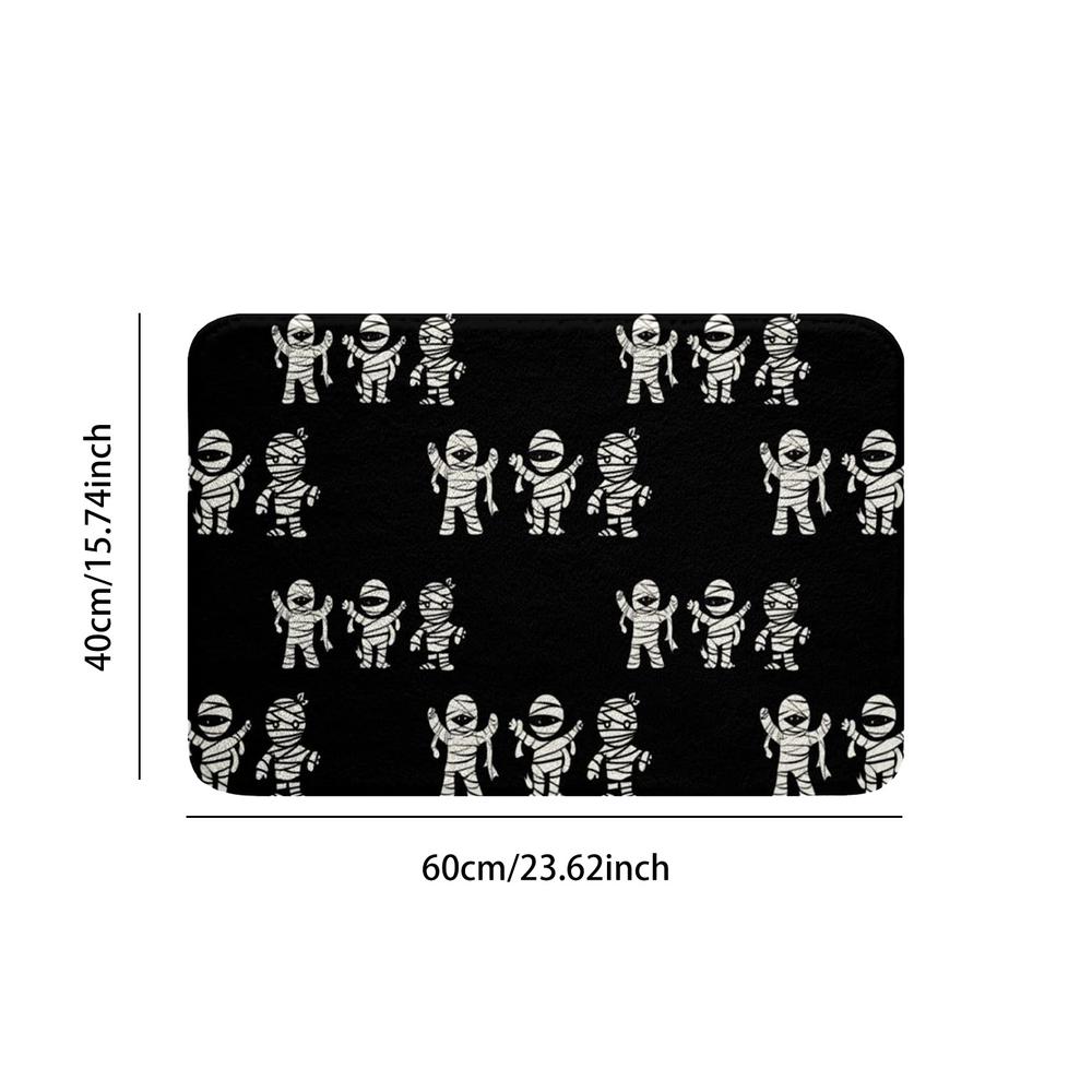 Хэллоуинский декоративный ковер Добавьте праздничную атмосферу Реквизит Жуткий полиэстеровый ковер с Хэллоуинским скелетом для прихожей и спальни
Хэллоуинский декоративный ковер Добавьте праздничную атмосферу Реквизит Жуткий полиэстеровый ковер с Хэллоуинским скелетом для прихожей и спальни