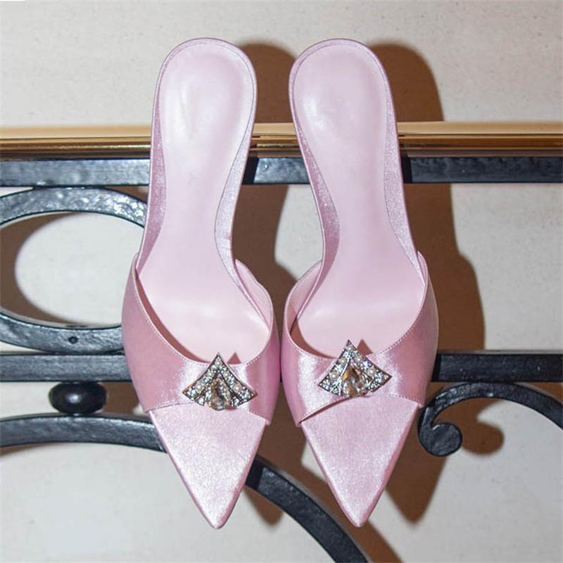 Pesstwei Fashion Crystal Pointed Toe Slippers Women Thin High Heels Slide Shoes Sandals Summer Party Dress Zapatos De Mujer 34
Pesstwei Fashion Crystal Pointed Toe Slippers Women Thin High Heels Slide Shoes Sandals Summer Party Dress Zapatos De Mujer 34