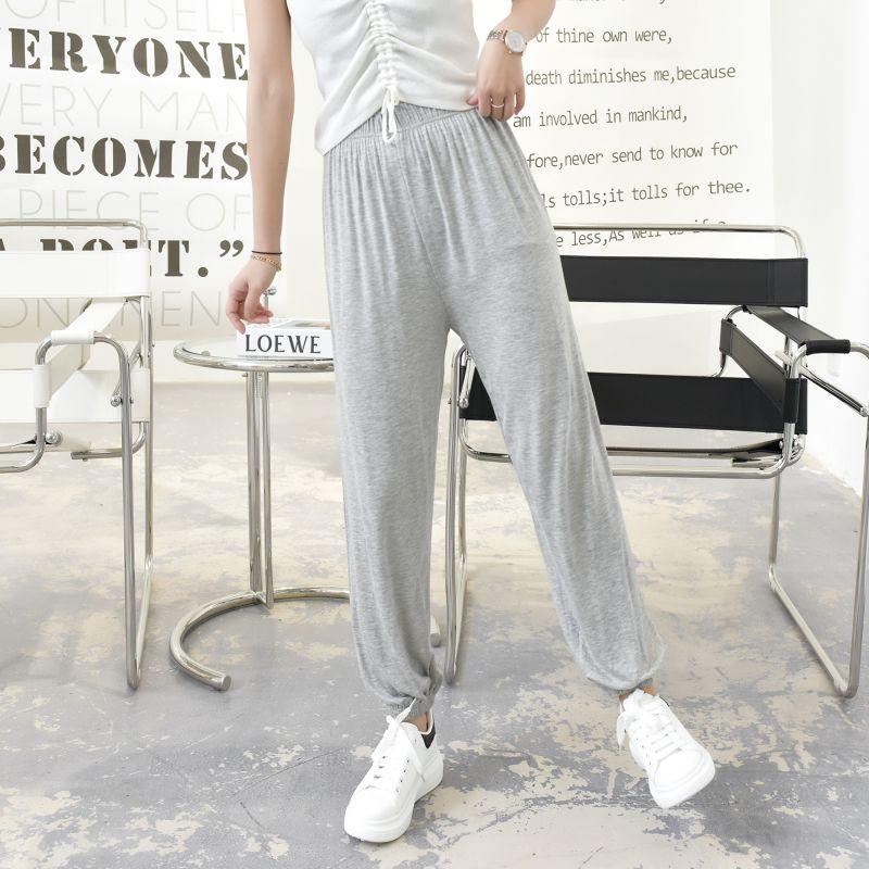 Modal Bloomers Spring/Summer Thin Mosquito Repelling Pants Women s Sports Casual Loose Dance Pants Drape Thin Looking Jogger Pants Light gray XL
Modal Bloomers Spring/Summer Thin Mosquito Repelling Pants Women s Sports Casual Loose Dance Pants Drape Thin Looking Jogger Pants Light gray XL