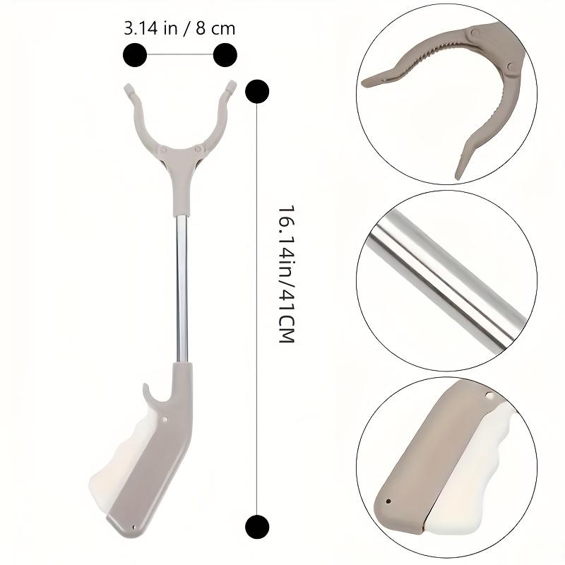 Прочная конструкция, легкий алюминиевый захват с длинной ручкой и широким захватом - Удобное, нескользящее металлическое устройство для захвата для пожилых людей и уборки дома
Прочная конструкция, легкий алюминиевый захват с длинной ручкой и широким захватом - Удобное, нескользящее металлическое устройство для захвата для пожилых людей и уборки дома