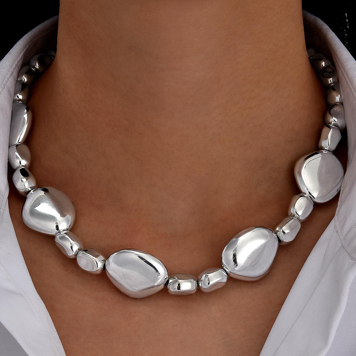 Irregular CCB Bead Choker Necklace For Women Chunky Pebble Shaped Beaded Chain Minimalist Statement Collar Fashion Jewelry 2026
Irregular CCB Bead Choker Necklace For Women Chunky Pebble Shaped Beaded Chain Minimalist Statement Collar Fashion Jewelry 2026