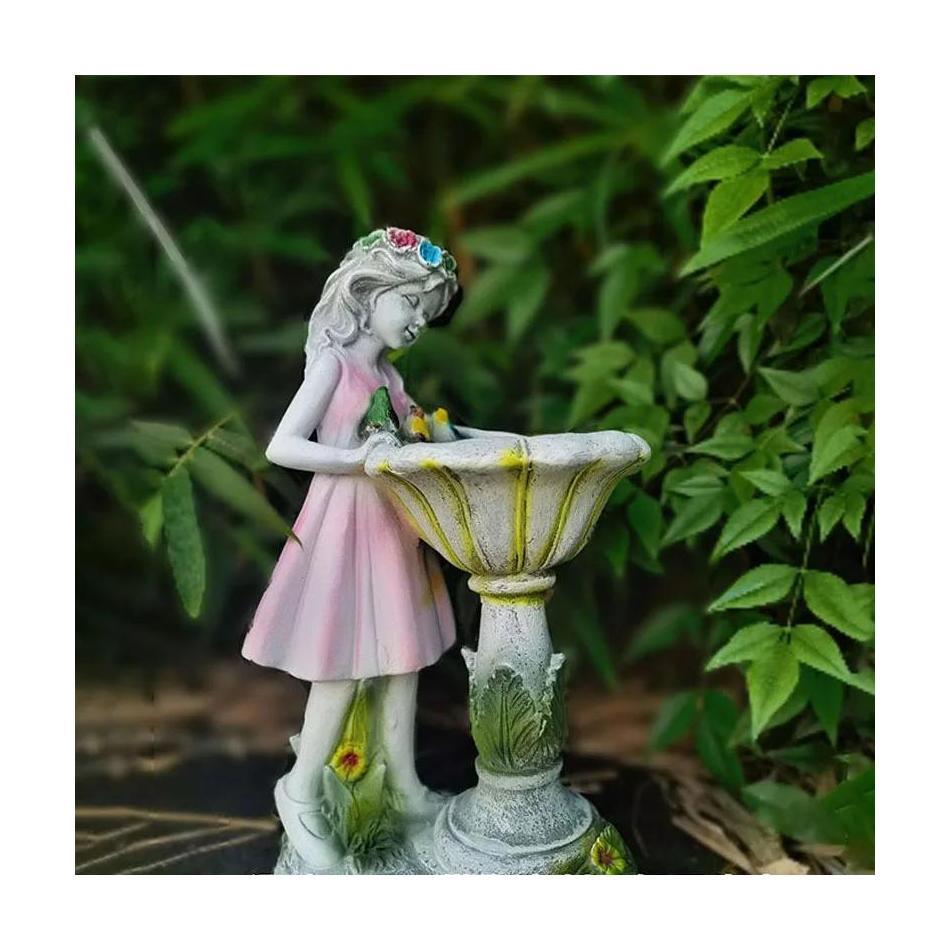 Outdoor Courtyard Garden Decoration Resin Angel Figure Sculpture Micro Landscape Decor Flower Fairy Statue Solar Light Ornament ярко-розовый
Outdoor Courtyard Garden Decoration Resin Angel Figure Sculpture Micro Landscape Decor Flower Fairy Statue Solar Light Ornament ярко-розовый