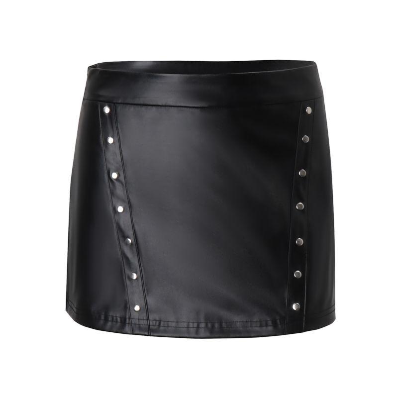 Европейский и американский стиль Light Ya Gyaru, личность, заклепки, ПУ кожа, ками, сексуальное облегающее платье-футляр, комплект для женщин Black overskirt S
Европейский и американский стиль Light Ya Gyaru, личность, заклепки, ПУ кожа, ками, сексуальное облегающее платье-футляр, комплект для женщин Black overskirt S