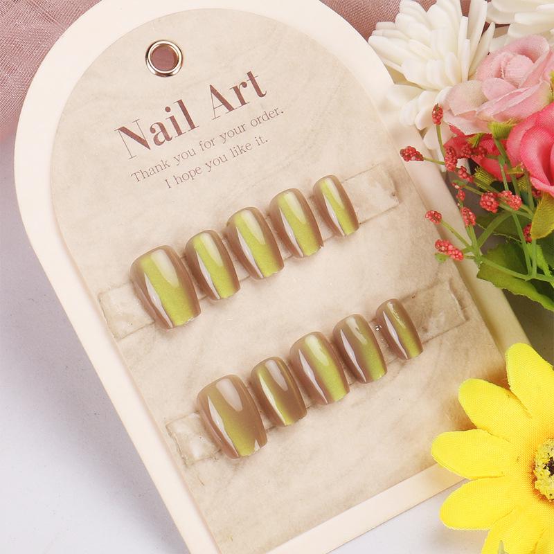 Autumn Aurora Color-Changing Cat Eye Nail Tips - Short, Removable, Spicy Girl Style Prefabricated Strips #30 pcs/set
Autumn Aurora Color-Changing Cat Eye Nail Tips - Short, Removable, Spicy Girl Style Prefabricated Strips #30 pcs/set