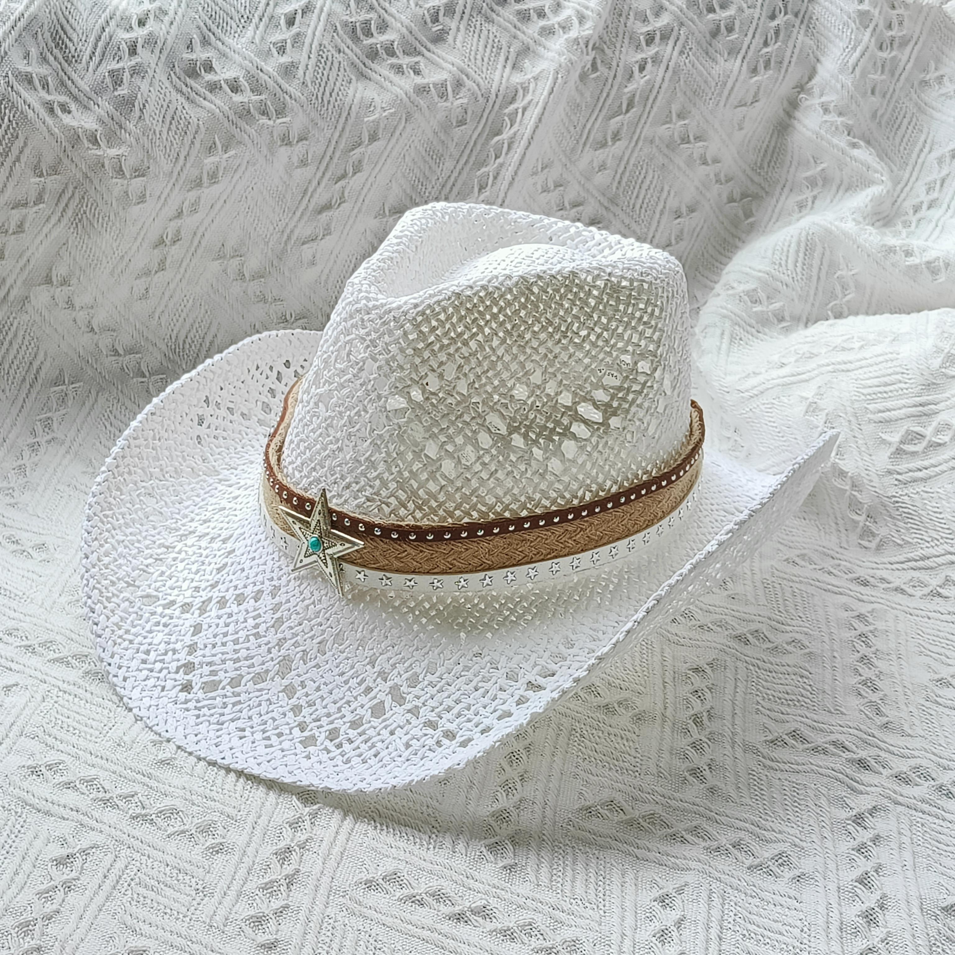 Western Straw Cowboy hat white straw hat solid sombrero vaquero Sunshade Jazz Hat Panama sun hat sombrero vaquero hombre chapea 56-58
Western Straw Cowboy hat white straw hat solid sombrero vaquero Sunshade Jazz Hat Panama sun hat sombrero vaquero hombre chapea 56-58