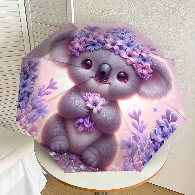1pc Koala with Lavender Flowers Umbrella with Plastic Handle,Suitable for All Seasons Home Travel Outdoor UmbrellaDD427
1pc Koala with Lavender Flowers Umbrella with Plastic Handle,Suitable for All Seasons Home Travel Outdoor UmbrellaDD427