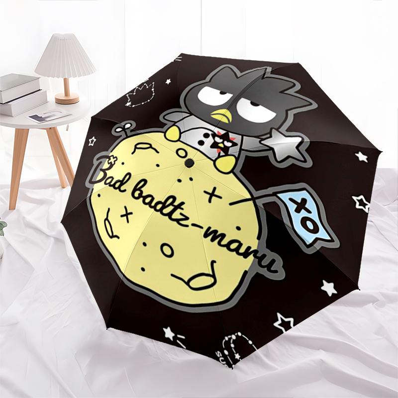1pc Bad Badtz-Maru Space Adventure Automatic Folding Umbrella - Portable 3-Fold Design with Iron Frame - Perfect Gift for Fans, Travelers, Everyday Us
1pc Bad Badtz-Maru Space Adventure Automatic Folding Umbrella - Portable 3-Fold Design with Iron Frame - Perfect Gift for Fans, Travelers, Everyday Us