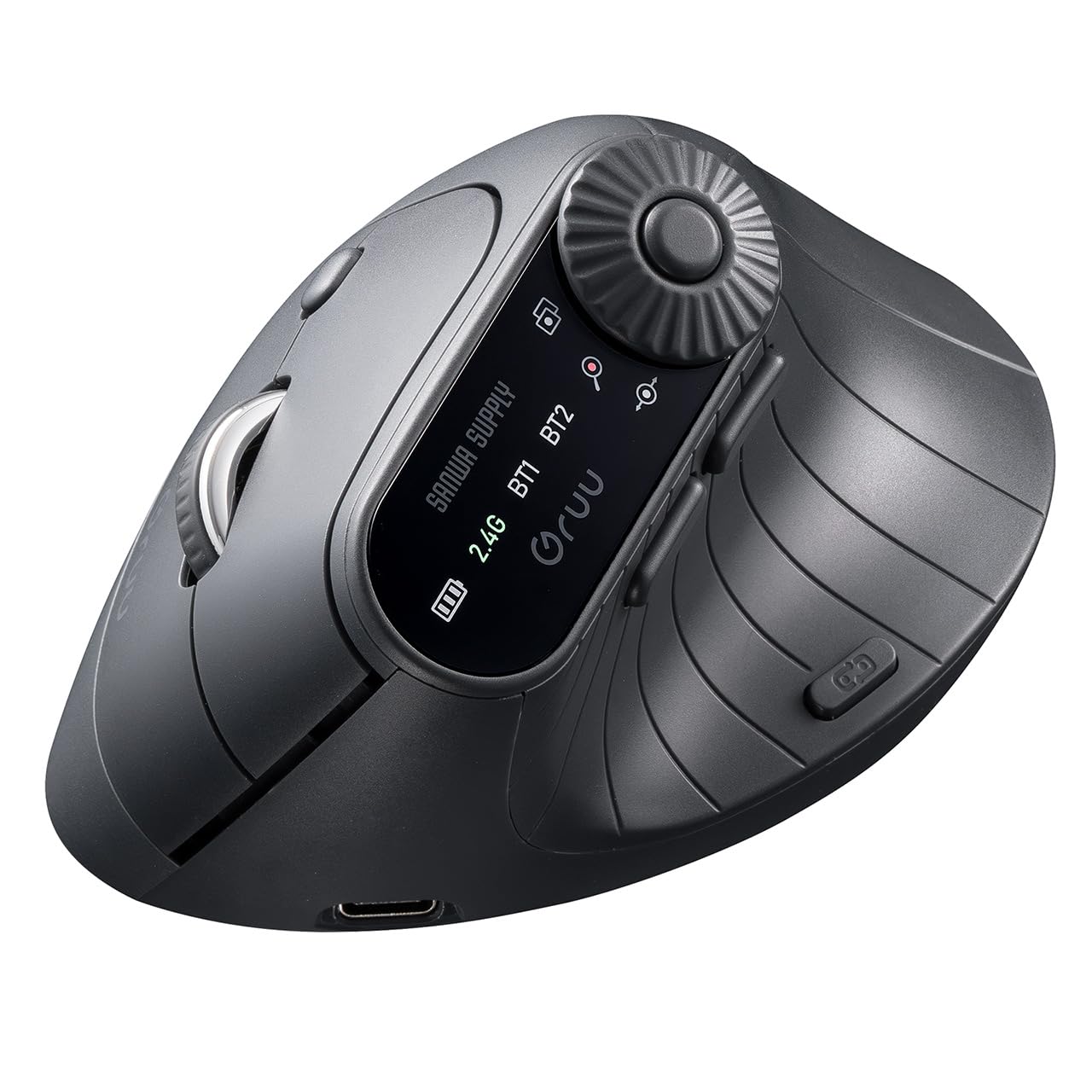 Sanwa Direct Ergonomic Mouse 5 Buttons 3 Function Dial Operation Bluetooth Wireless Rechargeable Horizontal Scrolling Mouse Multi-Function /
Sanwa Direct Ergonomic Mouse 5 Buttons 3 Function Dial Operation Bluetooth Wireless Rechargeable Horizontal Scrolling Mouse Multi-Function /