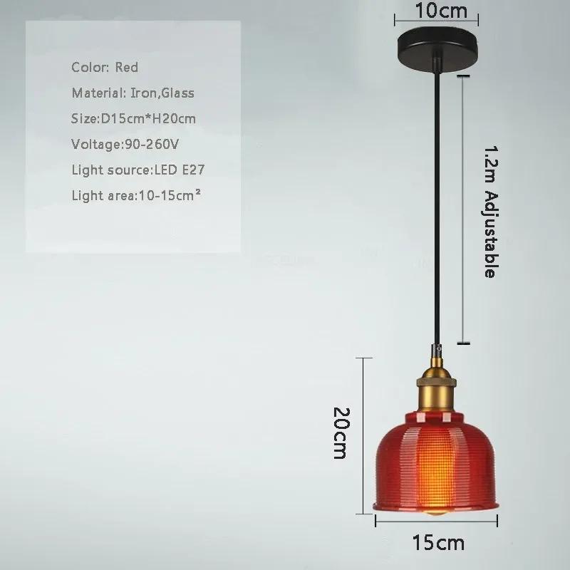 Glass Retro Chandelier Stained Glass Dining Room Pendant Lamp Living Room Bar Bedside Study Entrance Balcony Decoration Light Warm white
Glass Retro Chandelier Stained Glass Dining Room Pendant Lamp Living Room Bar Bedside Study Entrance Balcony Decoration Light Warm white