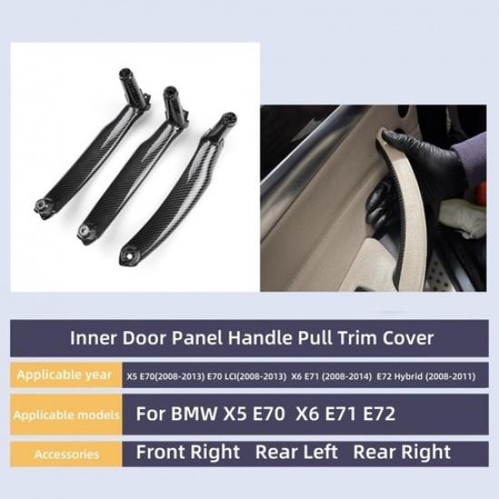 3PCS For 2008-2014 BMW E70 X5 X6 Carbon Inner Door Panel Handle Pull Trim Cover
3PCS For 2008-2014 BMW E70 X5 X6 Carbon Inner Door Panel Handle Pull Trim Cover
