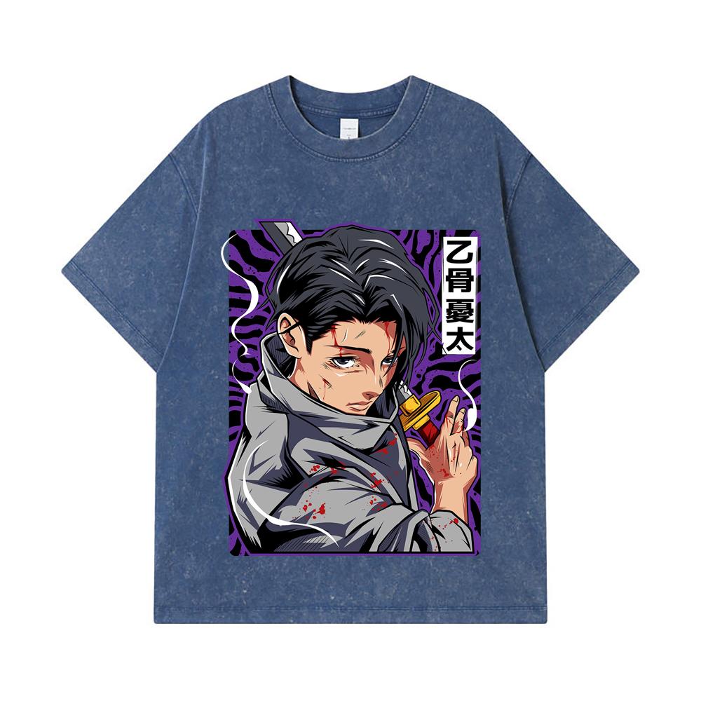 275 GSM Washed T-shirts 100% Cotton Jujutsu Kaisen V53 Yuta Print Unisex Heavy Cotton T Shirt 2XL королівський синій колір
275 GSM Washed T-shirts 100% Cotton Jujutsu Kaisen V53 Yuta Print Unisex Heavy Cotton T Shirt 2XL королівський синій колір