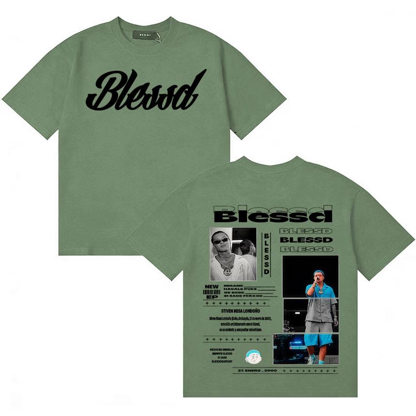 Singer Blessd New Album Tour T Shirt Unisex Women High Street Crewneck Pop Music Tshirts Cotton Loose Aesthetic Tshirt Fans Gift 4XL
Singer Blessd New Album Tour T Shirt Unisex Women High Street Crewneck Pop Music Tshirts Cotton Loose Aesthetic Tshirt Fans Gift 4XL