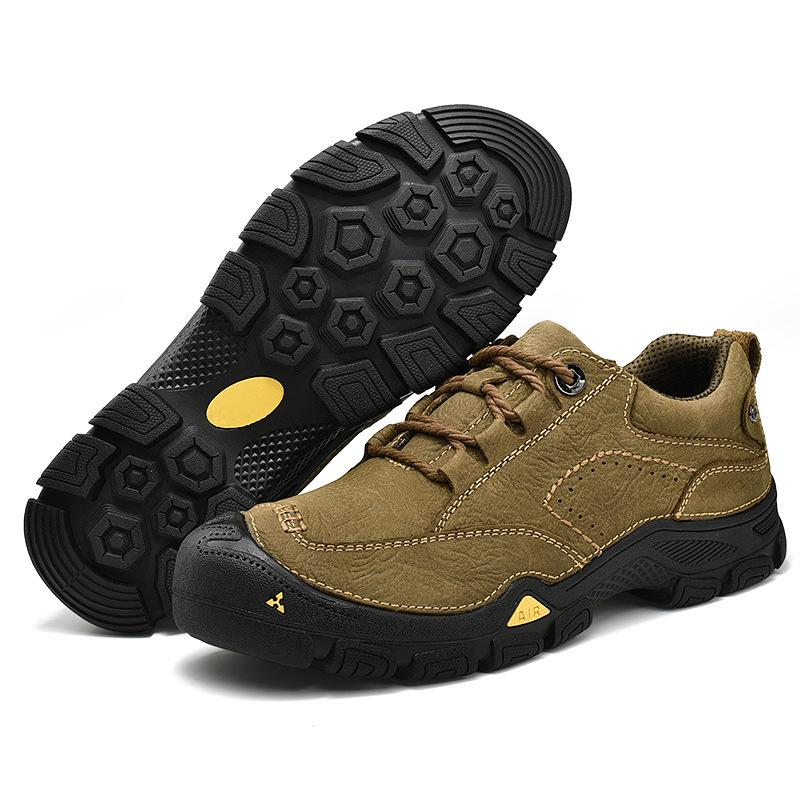 Cowhide men s autumn leather breathable men s outdoor casual leather shoes non-slip waterproof hiking shoes men s shoes 44 хаки
Cowhide men s autumn leather breathable men s outdoor casual leather shoes non-slip waterproof hiking shoes men s shoes 44 хаки