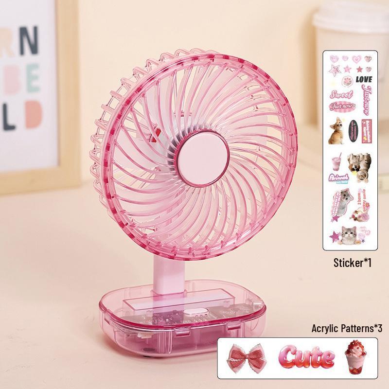 2026 Portable Transparent USB Desktop Fan - Cute DIY, Long Battery Life, Ideal for Dorms 1800mAh with 3 speeds, adjustable angle
2026 Portable Transparent USB Desktop Fan - Cute DIY, Long Battery Life, Ideal for Dorms 1800mAh with 3 speeds, adjustable angle