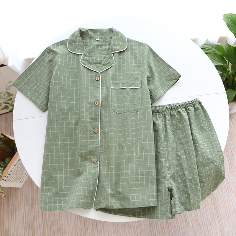 Couple s Summer Pajama Set: Women s Plaid Cotton Short Sleeve & Shorts, Men s Casual Plus Size Homewear Extra Large
Couple s Summer Pajama Set: Women s Plaid Cotton Short Sleeve & Shorts, Men s Casual Plus Size Homewear Extra Large