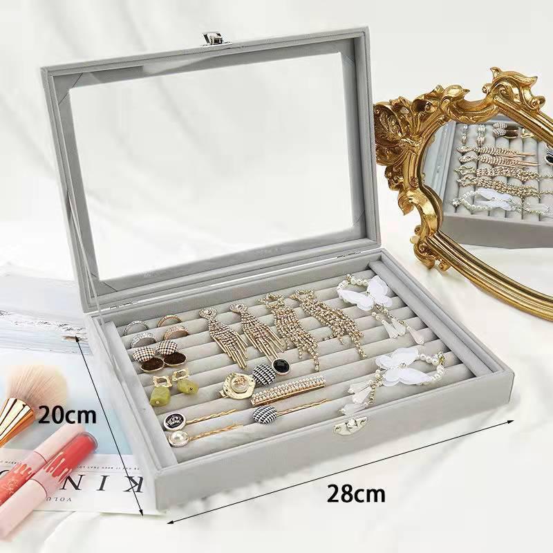 Velvet Rings Box Jewelry Display Case Storage Organizer Ring Earrings Box Dustproof Transparent Flip Lid Jewelry Box бежевий
Velvet Rings Box Jewelry Display Case Storage Organizer Ring Earrings Box Dustproof Transparent Flip Lid Jewelry Box бежевий