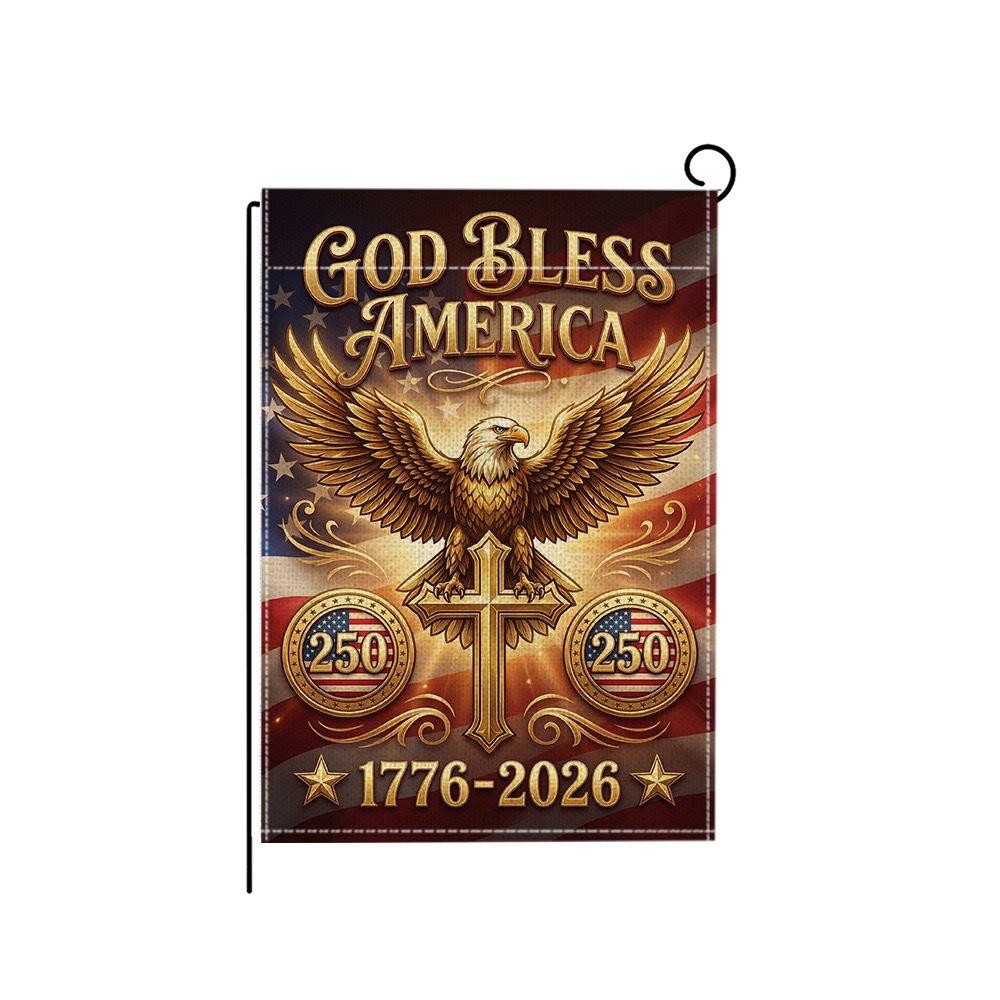 USA Independence Day 250th Anniversary Commemorative Flag Garden Flag Courtyard Atmosphere Decoration One Size
USA Independence Day 250th Anniversary Commemorative Flag Garden Flag Courtyard Atmosphere Decoration One Size
