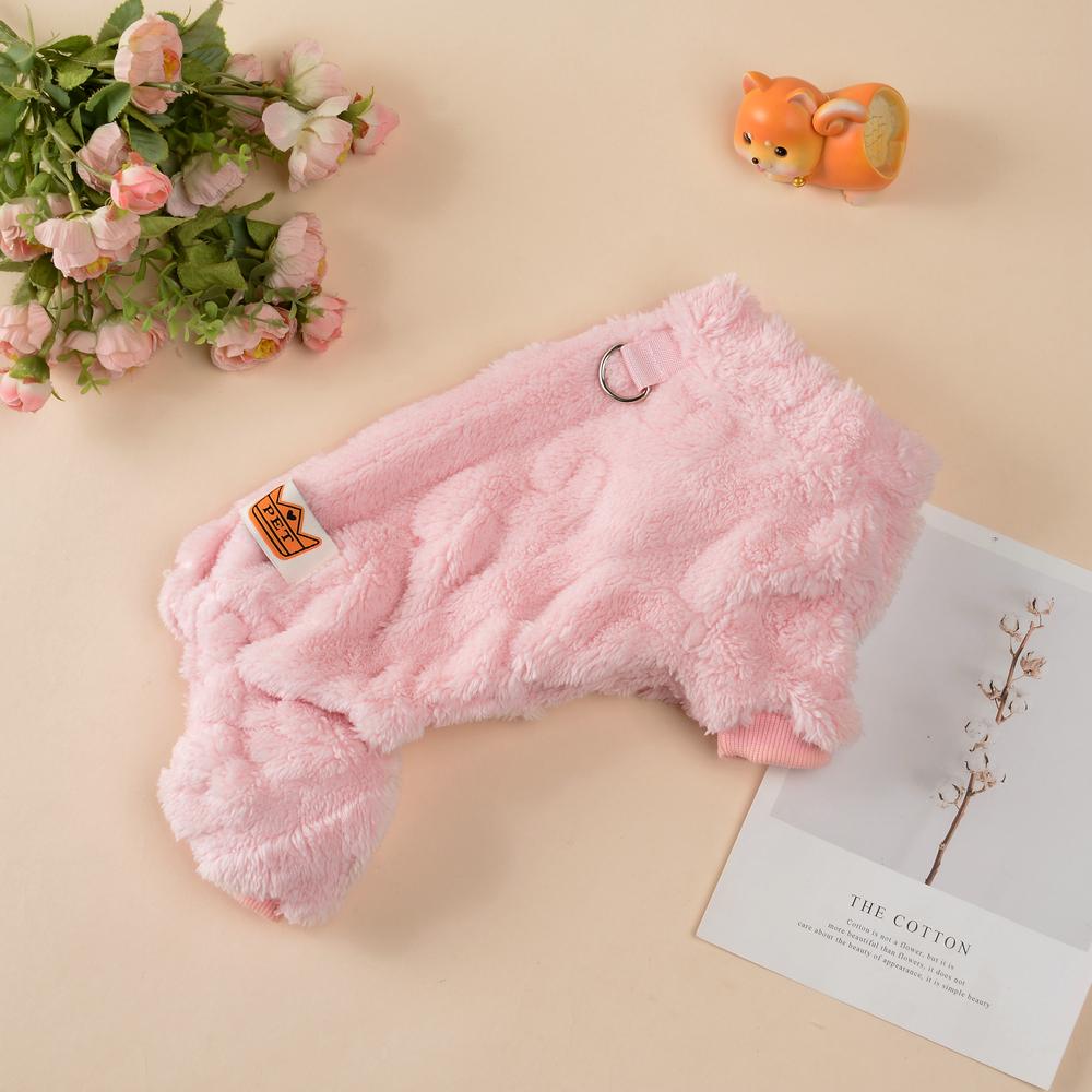 Winter Fleece Dog Jumpsuit Soft Warm Puppy Sweater Pajamas for Small Medium Dogs Chihuahua French Bulldog Overalls Pet Clothing XS розовый
Winter Fleece Dog Jumpsuit Soft Warm Puppy Sweater Pajamas for Small Medium Dogs Chihuahua French Bulldog Overalls Pet Clothing XS розовый
