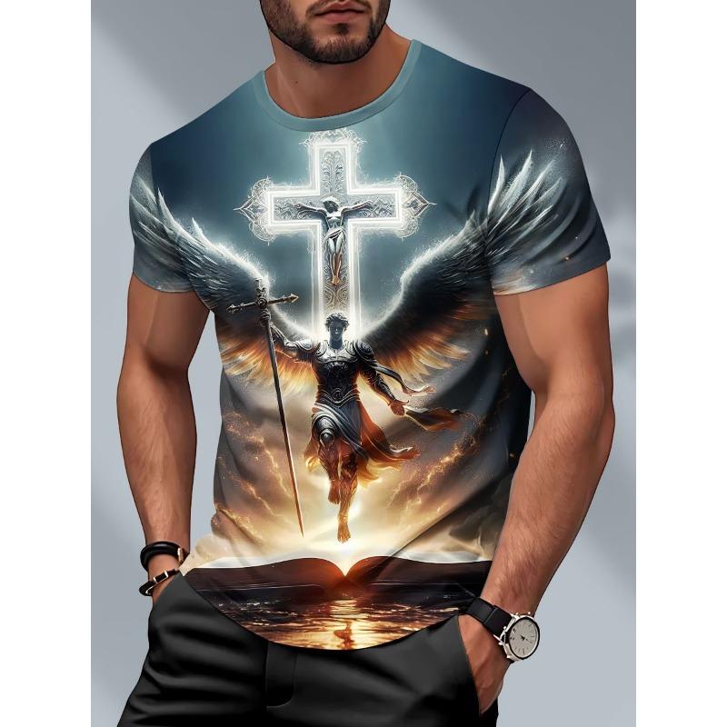 New Demon Angel 3D Print T-Shirts Men Women Summer Round Neck Short Sleeve XXS
New Demon Angel 3D Print T-Shirts Men Women Summer Round Neck Short Sleeve XXS