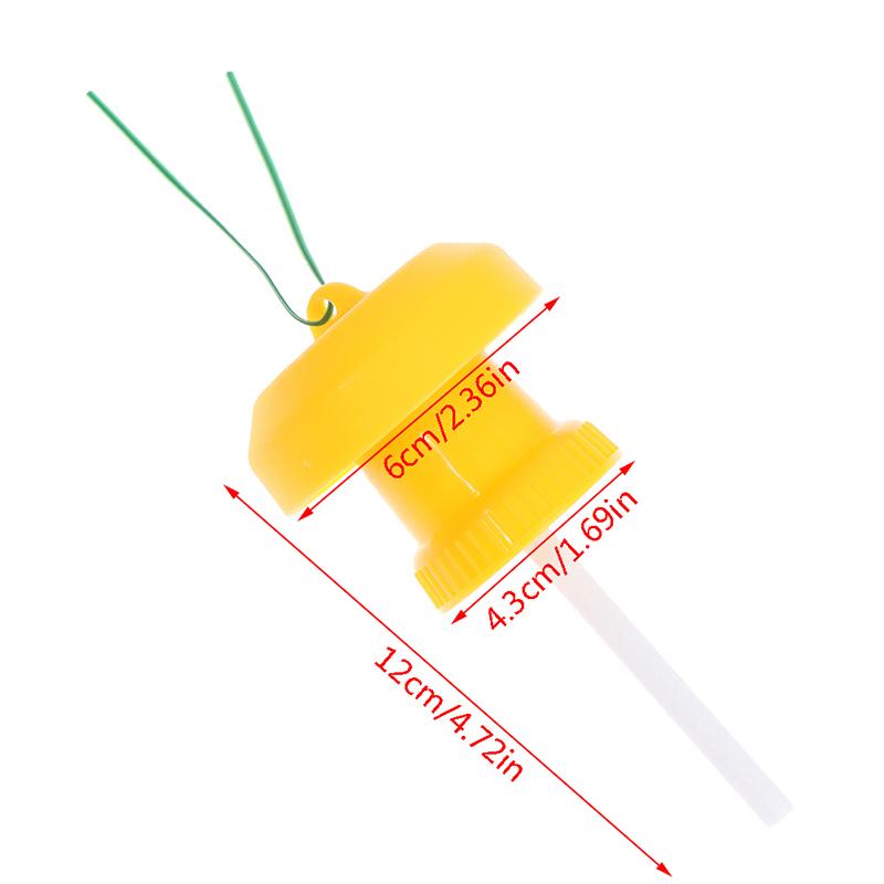 Fruit Fly Trap Killer Plastic Yellow Drosophila Trap Fly Catcher Pest Insect Control For Home Farm Orchard
Fruit Fly Trap Killer Plastic Yellow Drosophila Trap Fly Catcher Pest Insect Control For Home Farm Orchard