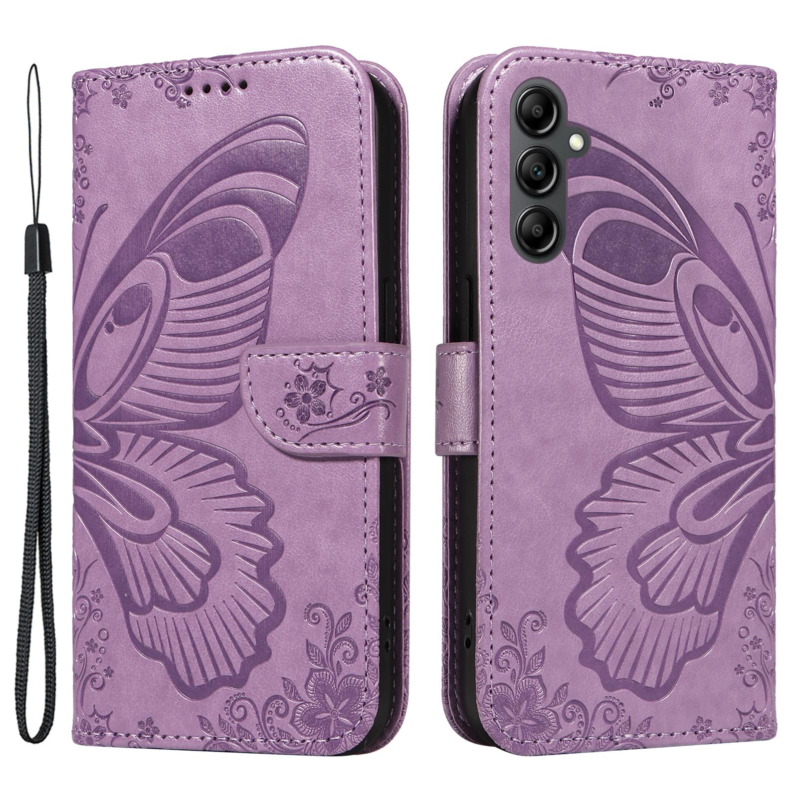 For Samsung Galaxy A05s 4G Case with Hand Strap Butterfly Leather Wallet Phone Cover Light Purple
For Samsung Galaxy A05s 4G Case with Hand Strap Butterfly Leather Wallet Phone Cover Light Purple
