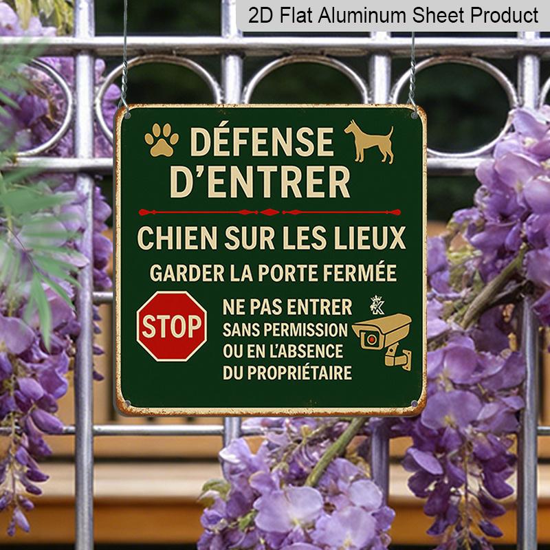 2D Flat - 1pc, Outdoor Safety Decoration, Guard Dog Warning Sign, Vintage Aluminum Sign, Yard Wall Art, No Entry, Guard Dog on Duty, Keep Gate 20*20cm
2D Flat - 1pc, Outdoor Safety Decoration, Guard Dog Warning Sign, Vintage Aluminum Sign, Yard Wall Art, No Entry, Guard Dog on Duty, Keep Gate 20*20cm