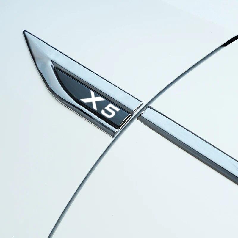 Car Emblem Accessories 2pcs/Set For BMW X5 car Fender Metal Sticker Exterior Decorative Decals Modification
Car Emblem Accessories 2pcs/Set For BMW X5 car Fender Metal Sticker Exterior Decorative Decals Modification