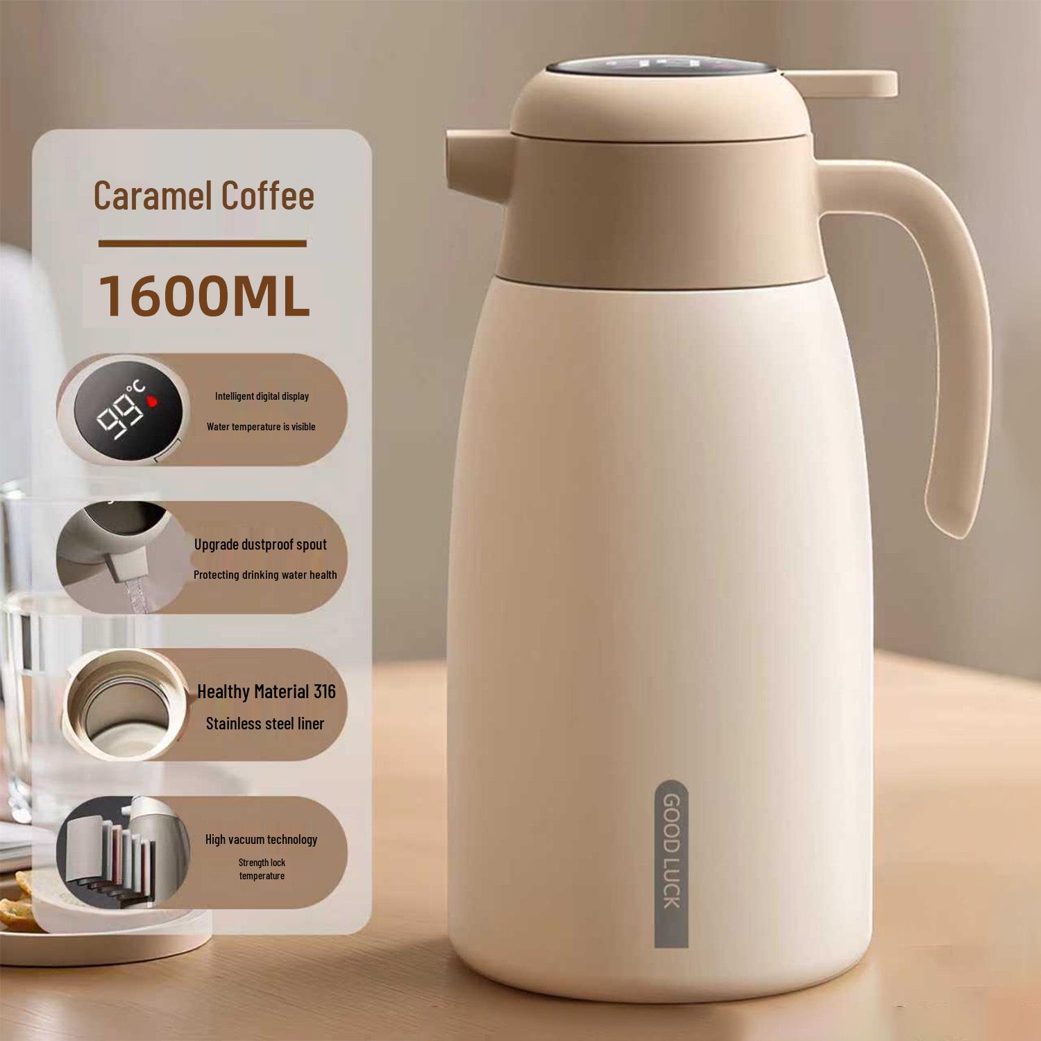 316 Stainless Steel Large Capacity Insulated Water Flask (New Model)
316 Stainless Steel Large Capacity Insulated Water Flask (New Model)