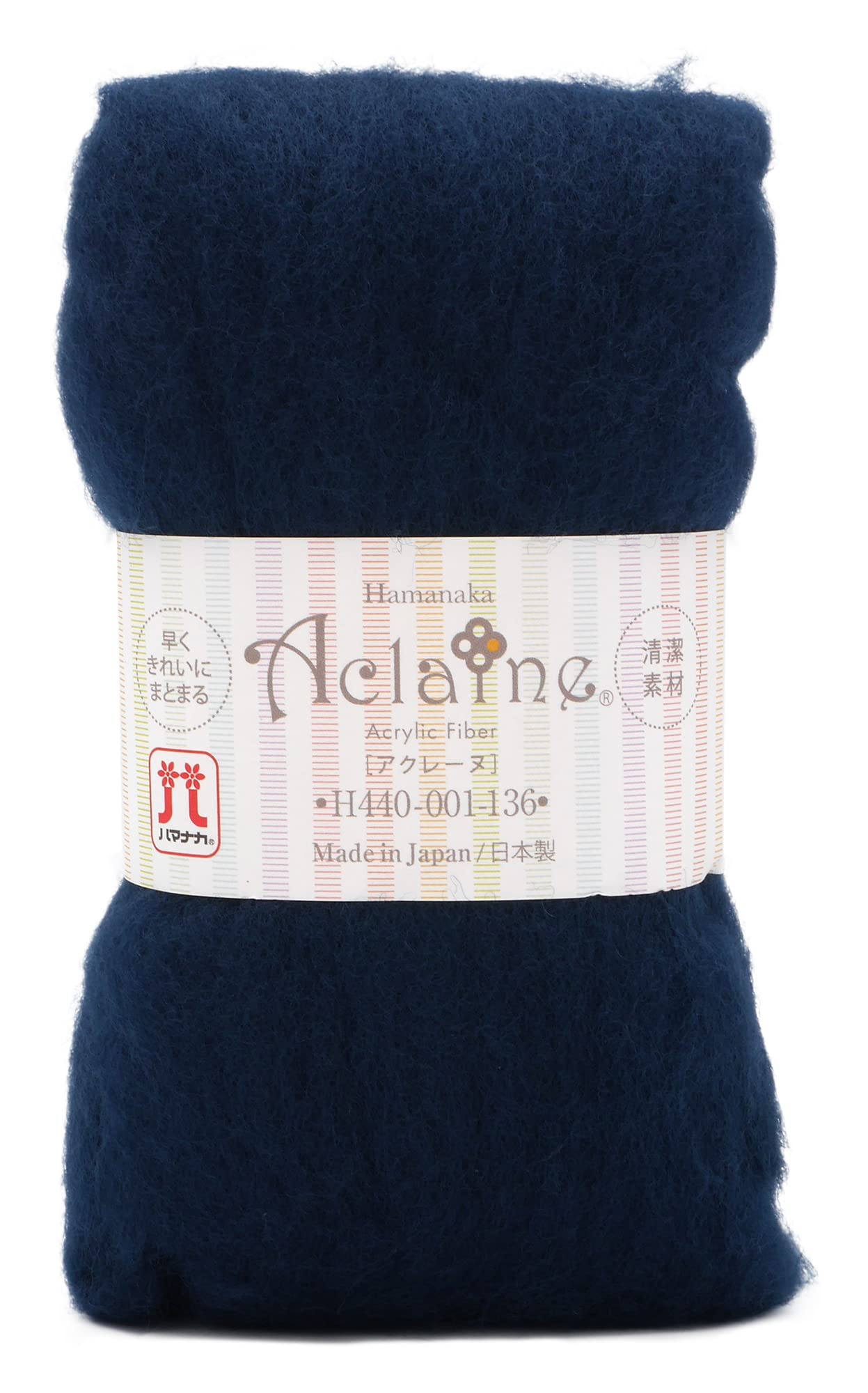 Hamanaka Wool Felt, Acrylic Fiber, Aclaine, 15g Pack, Dark Blue, H440-001-136
Hamanaka Wool Felt, Acrylic Fiber, Aclaine, 15g Pack, Dark Blue, H440-001-136