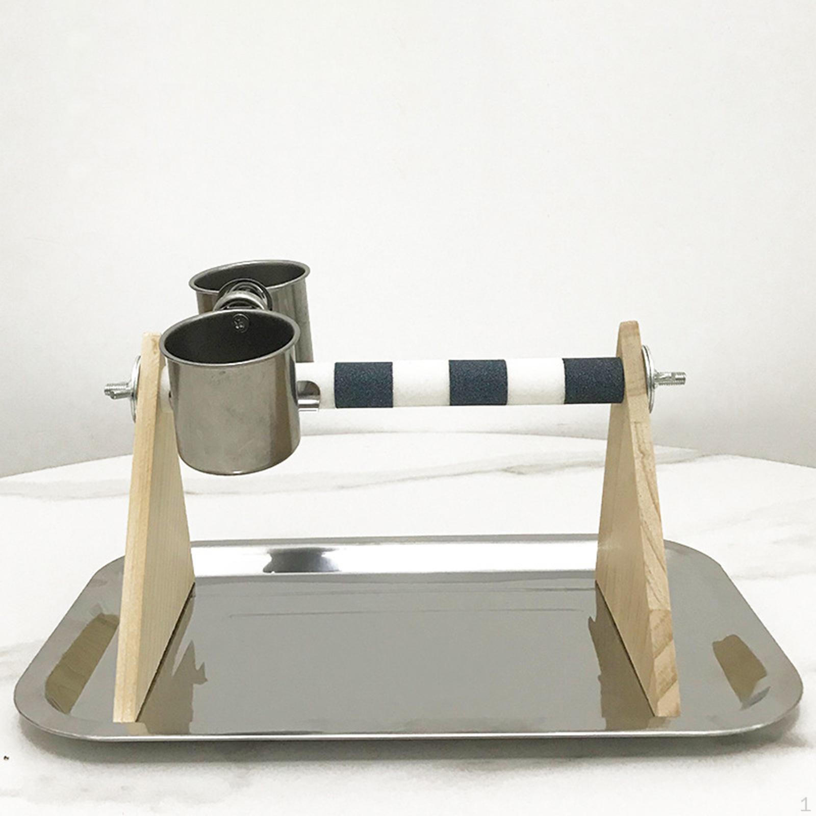 Птица попугай игровая площадка кормушка миска для еды практичная игровая подставка деревянная жердочка для волнистого попугайчика White Gray
Птица попугай игровая площадка кормушка миска для еды практичная игровая подставка деревянная жердочка для волнистого попугайчика White Gray