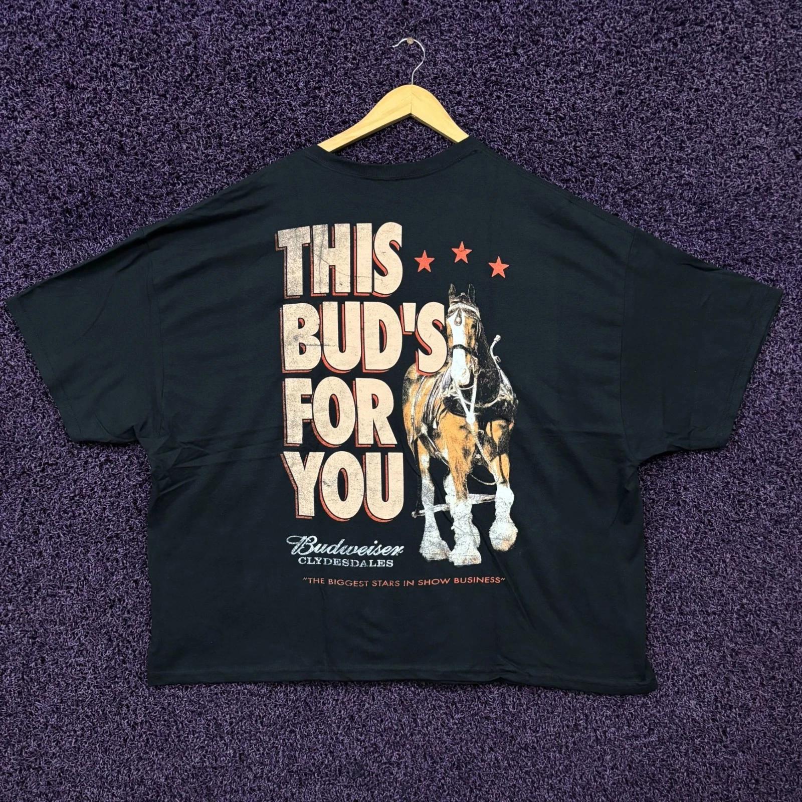 Budweiser This Bud s For You Oversized T-Shirt Size Extra Large M
Budweiser This Bud s For You Oversized T-Shirt Size Extra Large M