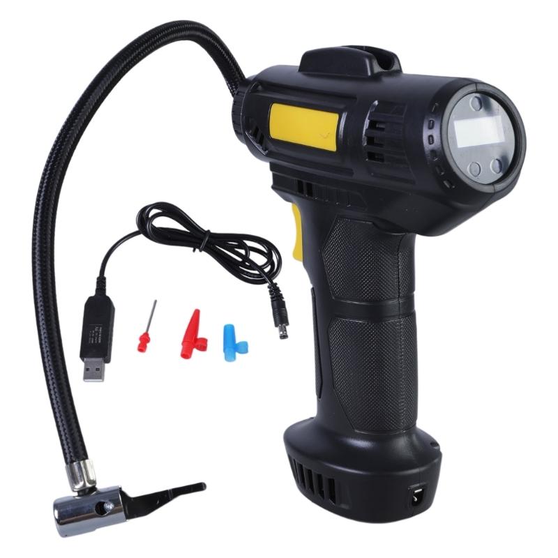 Car Air Compressor Universal Tire Inflator for Motorcycle Bicycles Balls Cordless/Wired Digital Air Pump with LED Light 1
Car Air Compressor Universal Tire Inflator for Motorcycle Bicycles Balls Cordless/Wired Digital Air Pump with LED Light 1