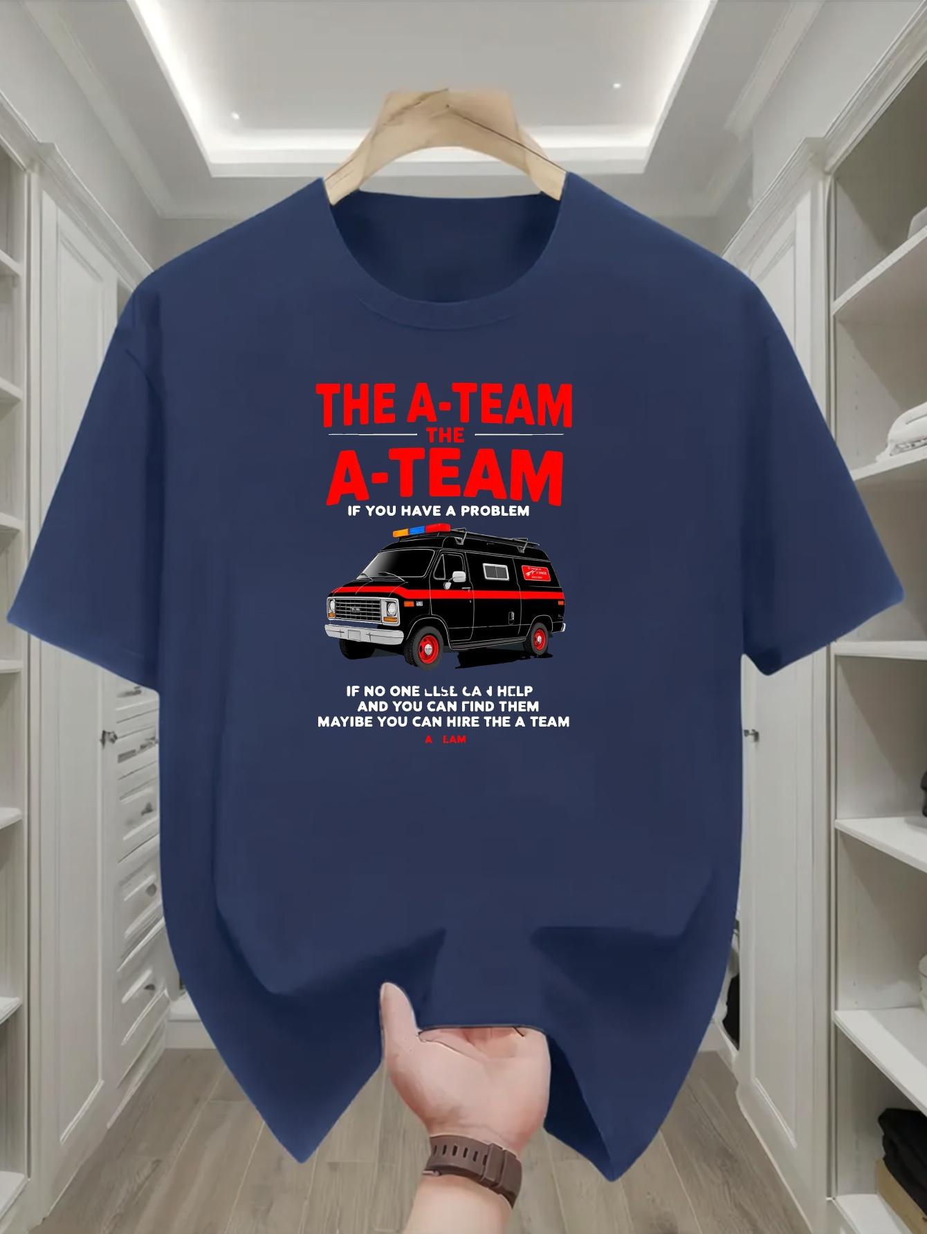 612 Cotton Blend Graphic Print T-shirt - Micro-Stretch Knit Regular Fit Casual Summer Tee with A-Team Ambulance Design & Motivational Quote XXL
612 Cotton Blend Graphic Print T-shirt - Micro-Stretch Knit Regular Fit Casual Summer Tee with A-Team Ambulance Design & Motivational Quote XXL