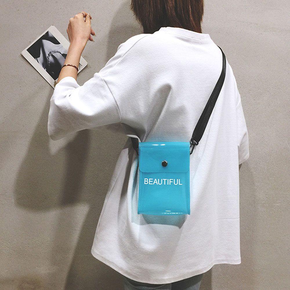 Pouch Jelly Color Ladies Crossbody Bag Single Shoulder Bag Phone Pocket Transparent Messenger Bag чорний
Pouch Jelly Color Ladies Crossbody Bag Single Shoulder Bag Phone Pocket Transparent Messenger Bag чорний