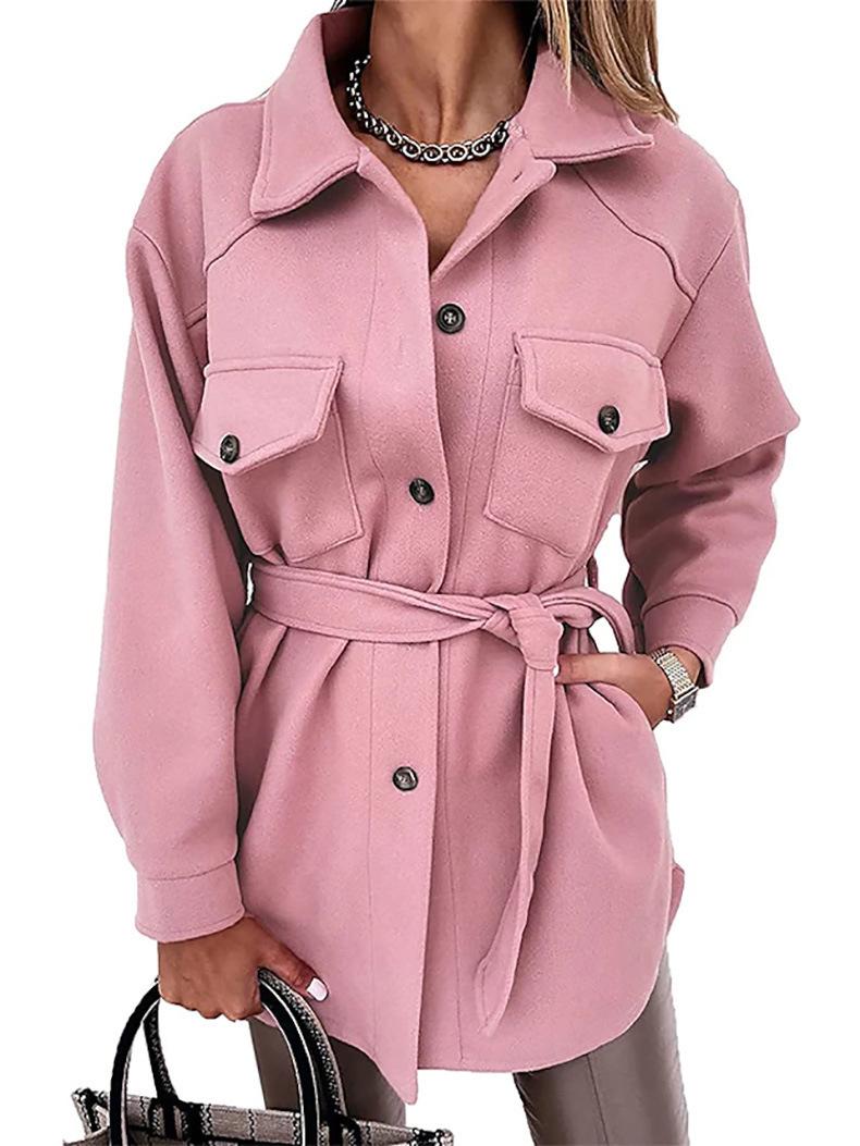 2025 Women s Long-Sleeved Elegant Woolen Lapel Coat with Lace-Up/Button Design for Autumn/Winter XL
2025 Women s Long-Sleeved Elegant Woolen Lapel Coat with Lace-Up/Button Design for Autumn/Winter XL