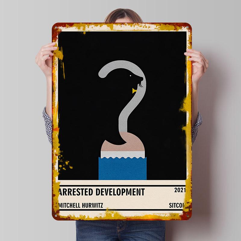 Arrested Development Minimalist Poster Customized Wall Art Vintage Metal Signs Retro Tin Plaque for Man Cave Home Decor Items 7.9x11.8In(20x30cm)
Arrested Development Minimalist Poster Customized Wall Art Vintage Metal Signs Retro Tin Plaque for Man Cave Home Decor Items 7.9x11.8In(20x30cm)
