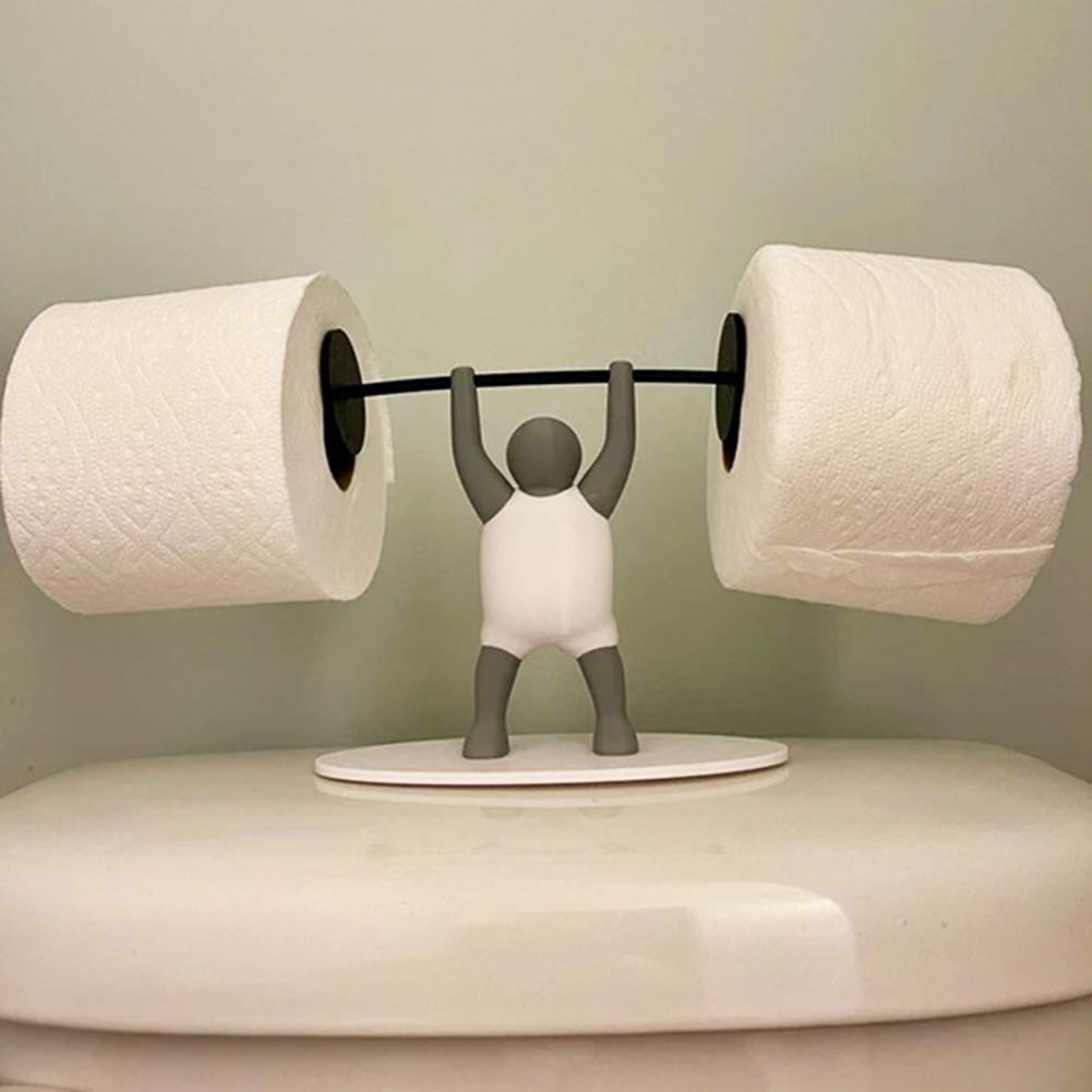 3d Printed Weightlifter Toilet Paper Holder Barbell Lifter Roll Holder Funny Fitness Gift For Gym Enthusiasts серый
3d Printed Weightlifter Toilet Paper Holder Barbell Lifter Roll Holder Funny Fitness Gift For Gym Enthusiasts серый