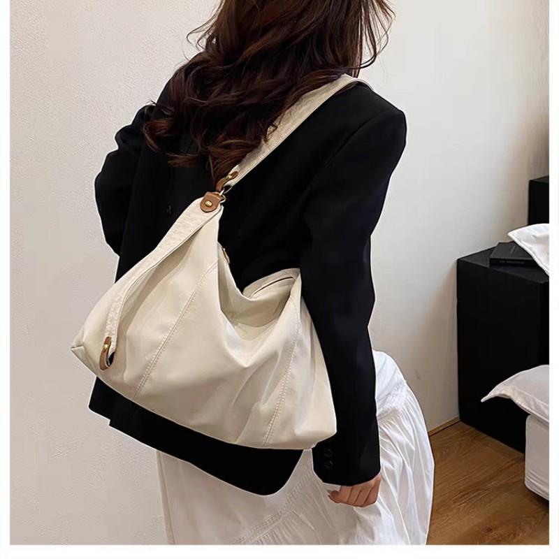 Large-capacity Bag Women In All-matching Casual One-shoulder Cross-body Canvas Simple Commuting Dumpling 38x10x28 покинуть белый
Large-capacity Bag Women In All-matching Casual One-shoulder Cross-body Canvas Simple Commuting Dumpling 38x10x28 покинуть белый