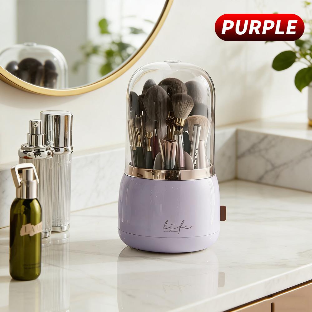 Luxury Rotating Makeup Brush Holder Dustproof Cosmetic Storage Box for Lipstick Eyebrow Pencil Organizer M
Luxury Rotating Makeup Brush Holder Dustproof Cosmetic Storage Box for Lipstick Eyebrow Pencil Organizer M