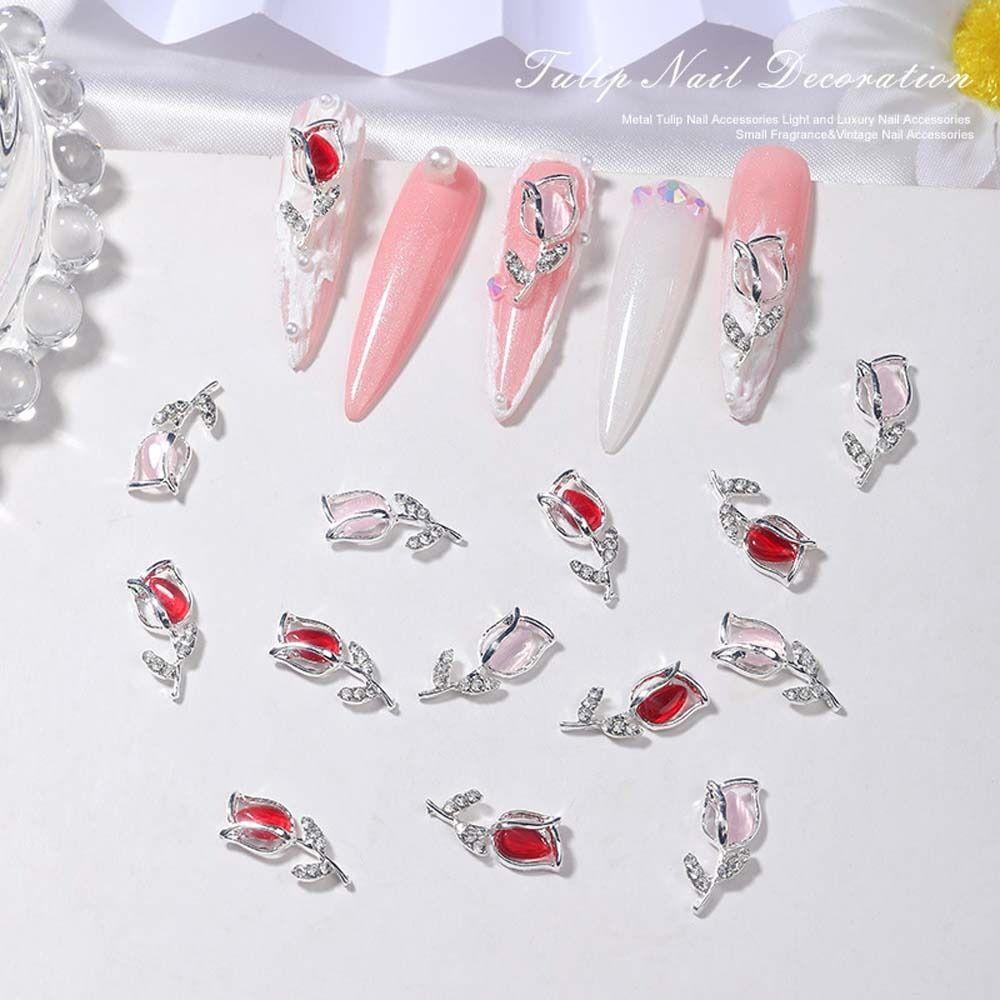 Light Luxury Tulips Nail Rhinestones 3D Nail Art Drills Flowers Nail Decorations Nail Jewelry
Light Luxury Tulips Nail Rhinestones 3D Nail Art Drills Flowers Nail Decorations Nail Jewelry