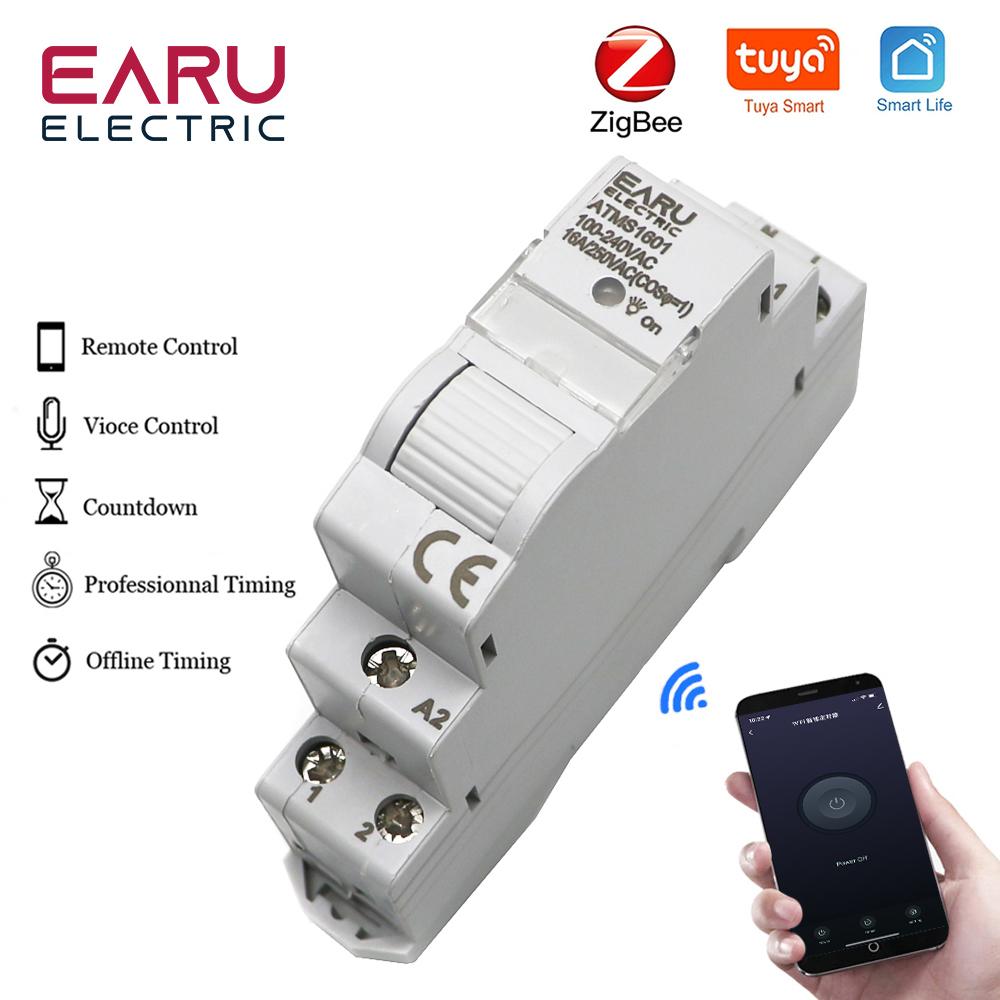 AC 110 В 220 В 16 А однофазный 18 мм Mimi Din-рейка 35 мм Zigbee WIFI умный таймер реле выключатель пульт дистанционного управления от Tuya
AC 110 В 220 В 16 А однофазный 18 мм Mimi Din-рейка 35 мм Zigbee WIFI умный таймер реле выключатель пульт дистанционного управления от Tuya