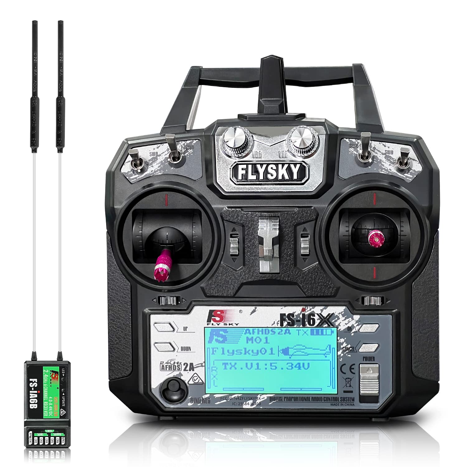 WORK 10 Ch RC Controller Receiver for Drone Multirotor Airplane Helicopter Car Tank Boat HAWK S FS-i6X Transmitter, 2.4GHz FS-iA6B TELEC220-JP730
WORK 10 Ch RC Controller Receiver for Drone Multirotor Airplane Helicopter Car Tank Boat HAWK S FS-i6X Transmitter, 2.4GHz FS-iA6B TELEC220-JP730