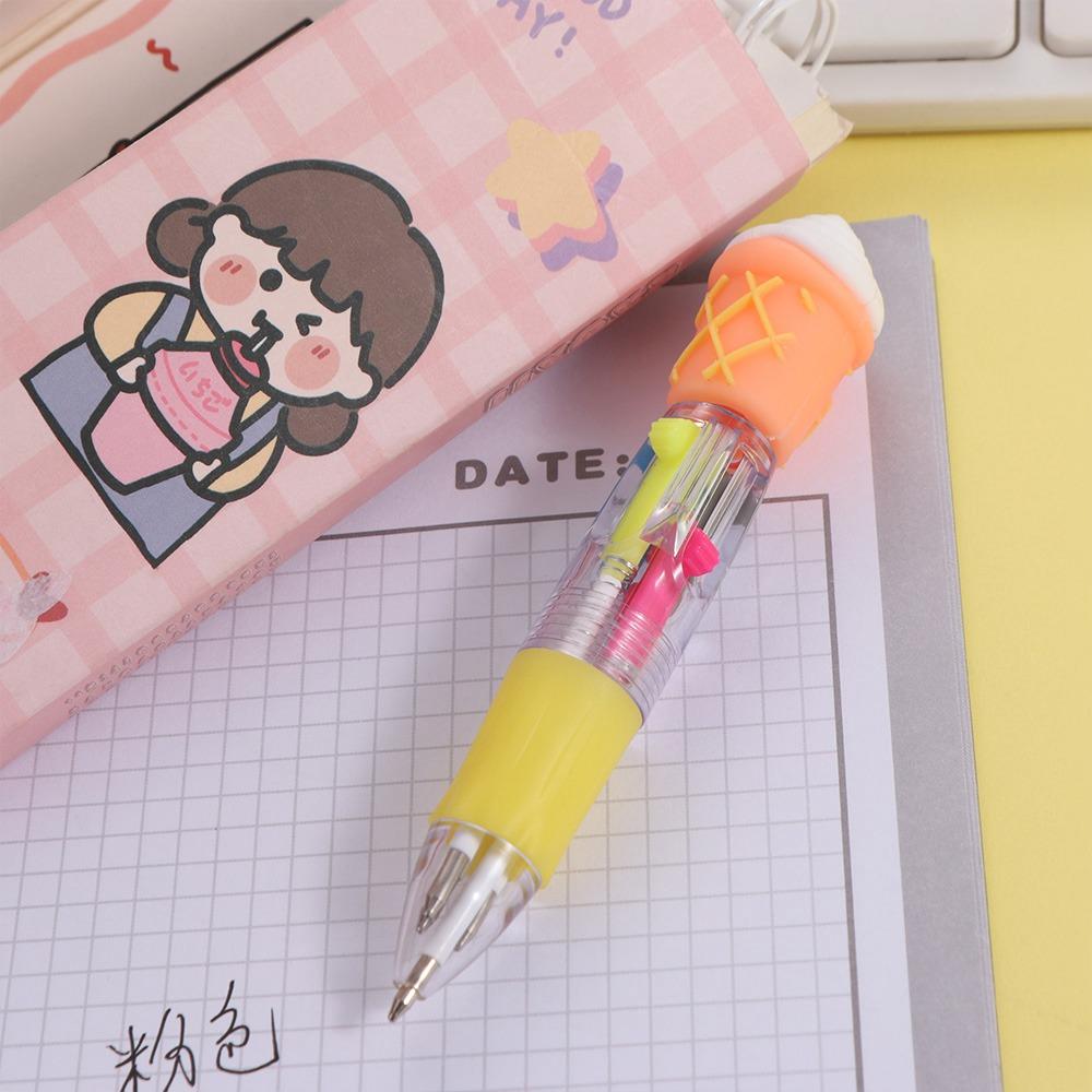 Fries Colorful Ink Gel Pen Hamburger Multicolored Pen Multifunction Cartoon 4-Color Pen Student 1pc random
Fries Colorful Ink Gel Pen Hamburger Multicolored Pen Multifunction Cartoon 4-Color Pen Student 1pc random