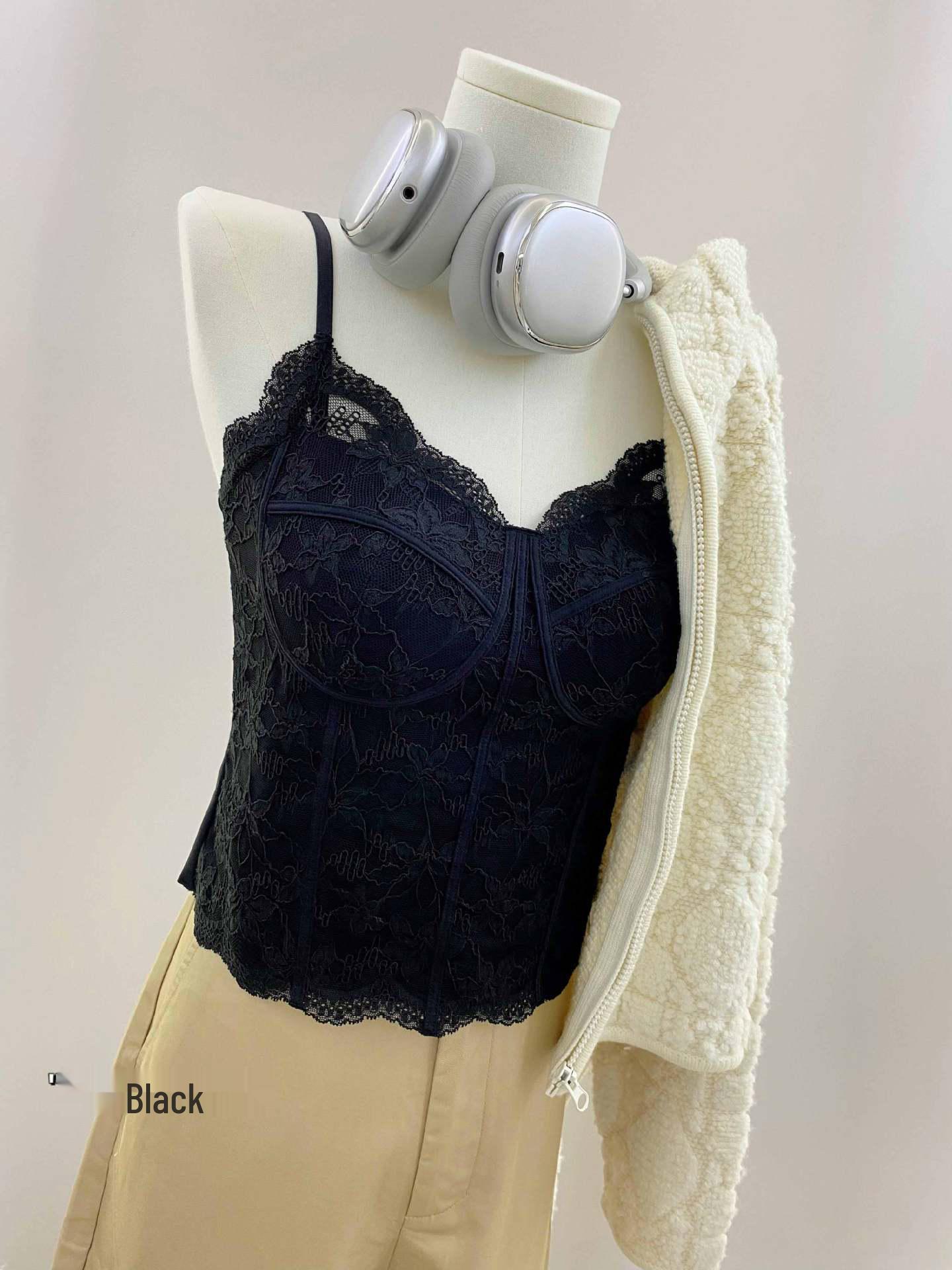 Vintage French Lace V-Neck Camisole - Women s Brushed Warm Inner Layer Autumn/Winter Vest M (for 90-110 lbs)
Vintage French Lace V-Neck Camisole - Women s Brushed Warm Inner Layer Autumn/Winter Vest M (for 90-110 lbs)