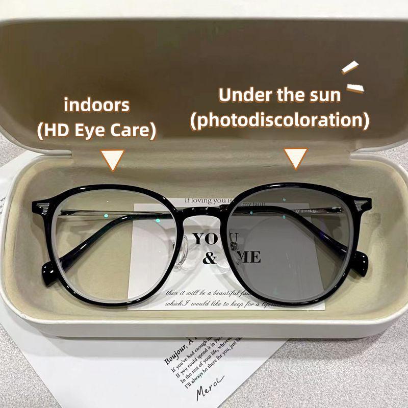 Фотохромные очки для коррекции близорукости, меняющие цвет, для женщин и мужчин, унисекс, сверхлегкие очки для коррекции близорукости в ретро-круглой оправе, диоптрии от 0 до 6,0
Фотохромные очки для коррекции близорукости, меняющие цвет, для женщин и мужчин, унисекс, сверхлегкие очки для коррекции близорукости в ретро-круглой оправе, диоптрии от 0 до 6,0