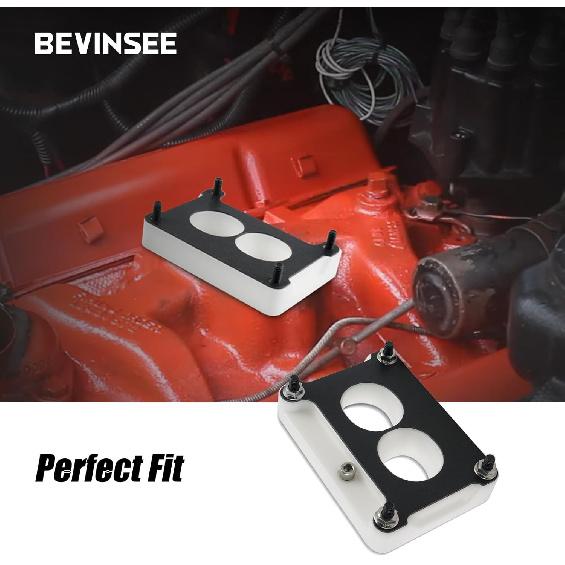 Bevinsee Intake Manifold Adapter 1.75 TBI Throttle Body for 2 Barrel 4412 500 350 2300 CFM Holley Manifold Early Autolite Carbs Compatible with GM
Bevinsee Intake Manifold Adapter 1.75 TBI Throttle Body for 2 Barrel 4412 500 350 2300 CFM Holley Manifold Early Autolite Carbs Compatible with GM
