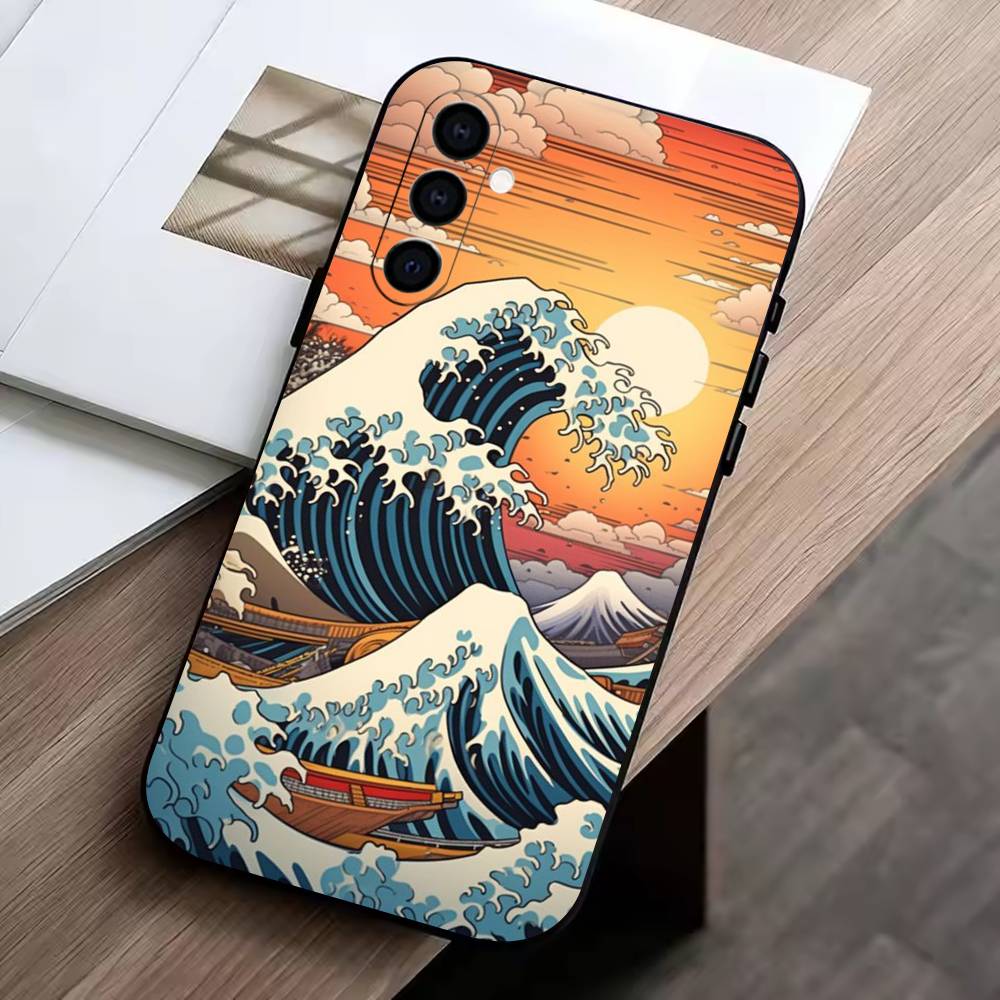U-kiyo-e Ocean Waves art Phone Case Black Silicone Soft For Samsung Galaxy A73,A72,A71,A70,A53,A52,A51 Samsung a11
U-kiyo-e Ocean Waves art Phone Case Black Silicone Soft For Samsung Galaxy A73,A72,A71,A70,A53,A52,A51 Samsung a11